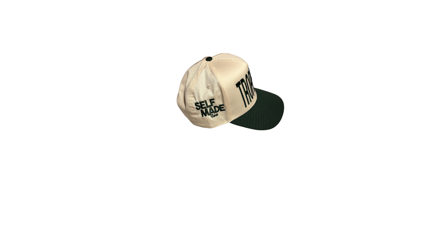 GREEN-CREAM TROPHIES SNAPBACK